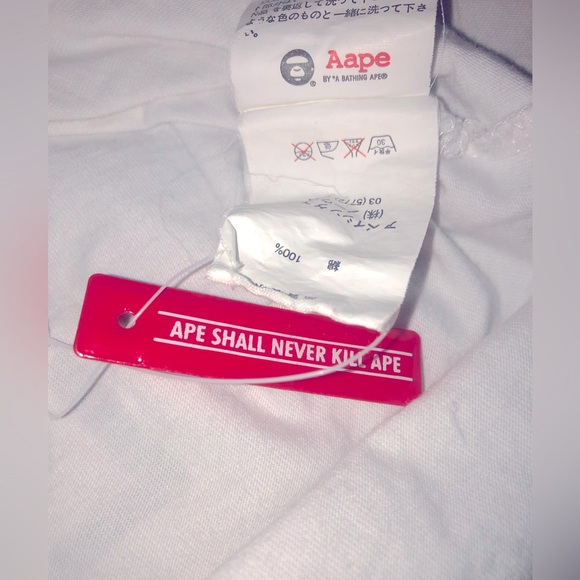 Aape by A Bathing Ape ‘Unvs’ SS t-shirt. XL 100%authentic! - Picture 5 of 11